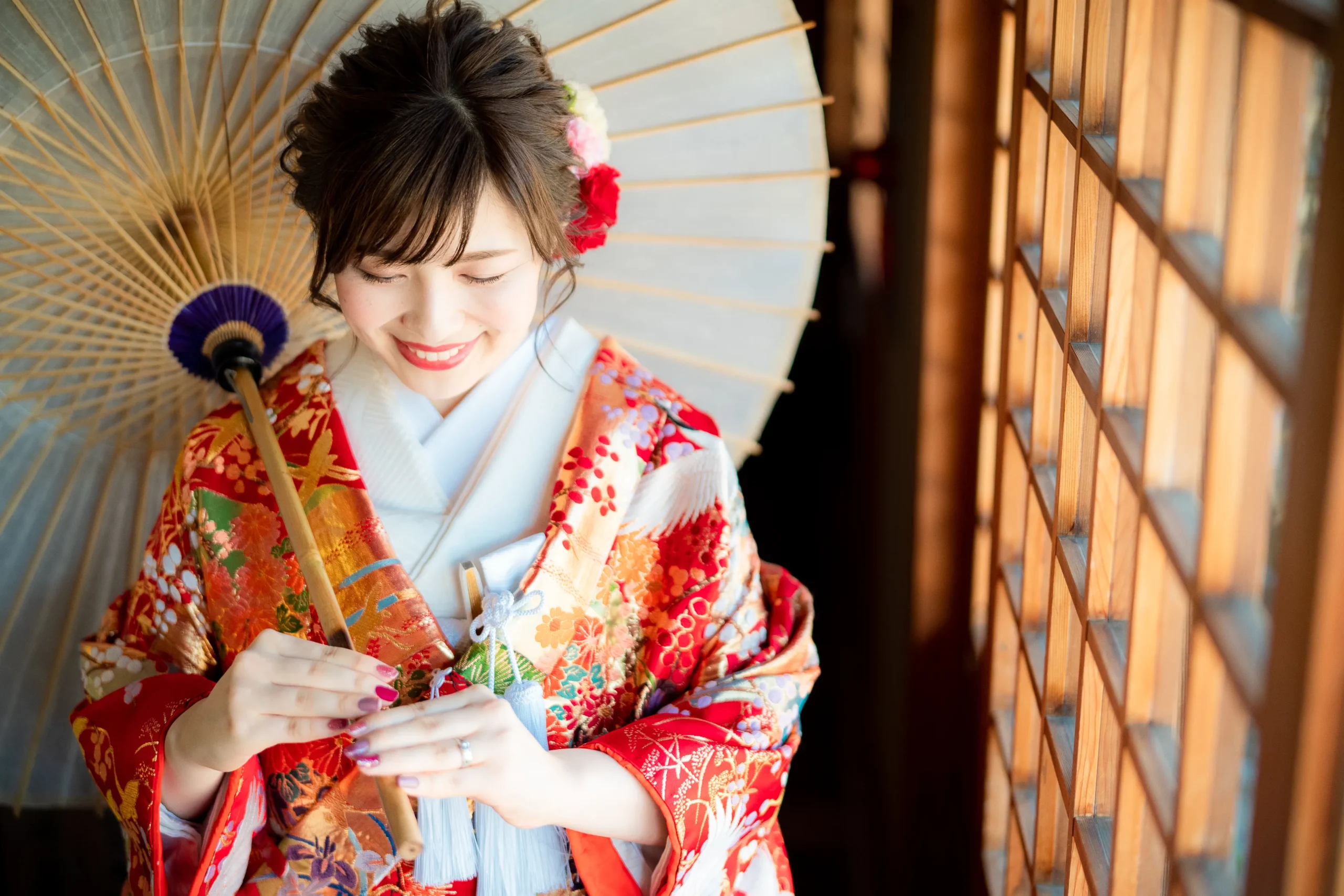 大阪府堺市にある写真館、FYS Photographyの和装ウェディングフォト