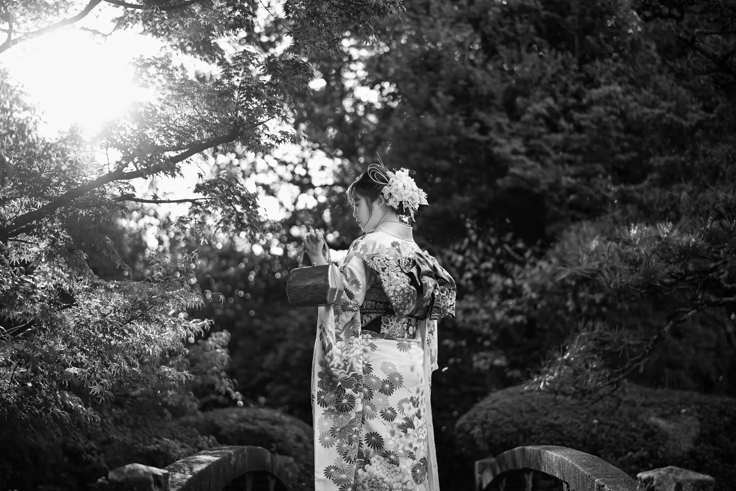 大阪にて成人式写真撮影