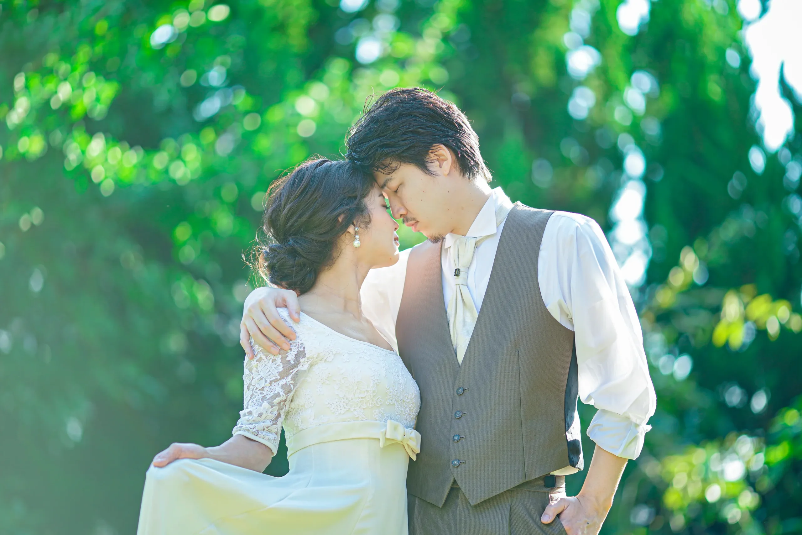 大阪府堺市にある写真館、FYS Photographyの洋装ウェディングフォト