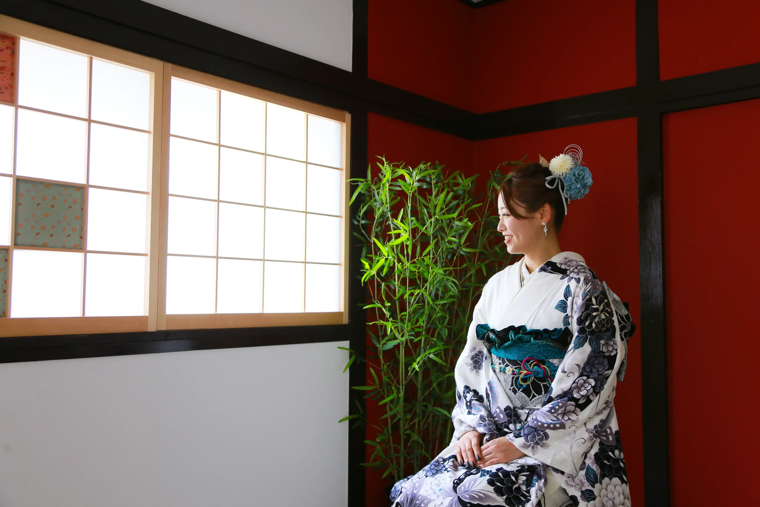 堺市にある写真館FYS Photographyにて成人式スタジオ撮影