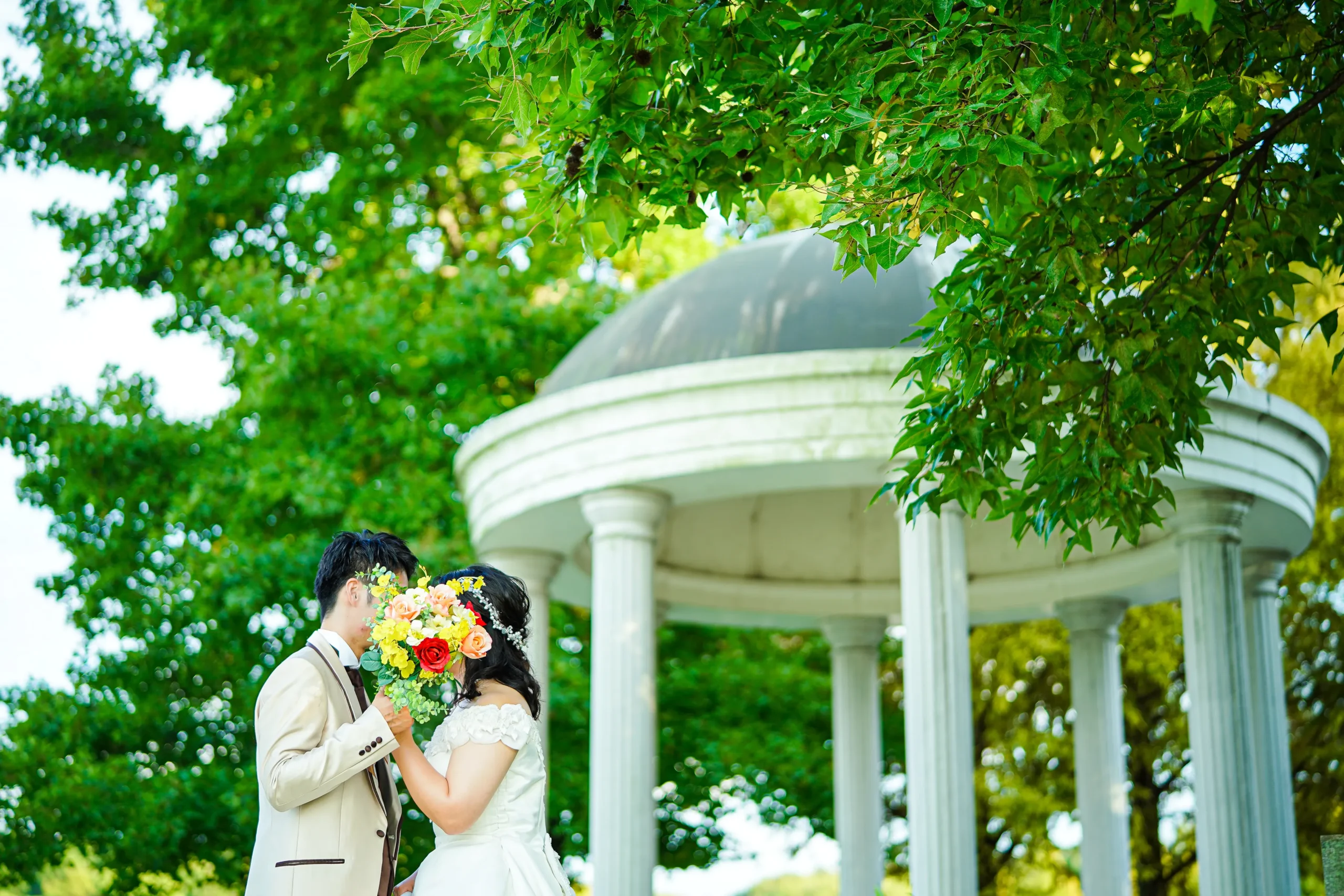 大阪府堺市にある写真館、FYS Photographyの洋装ウェディングフォト