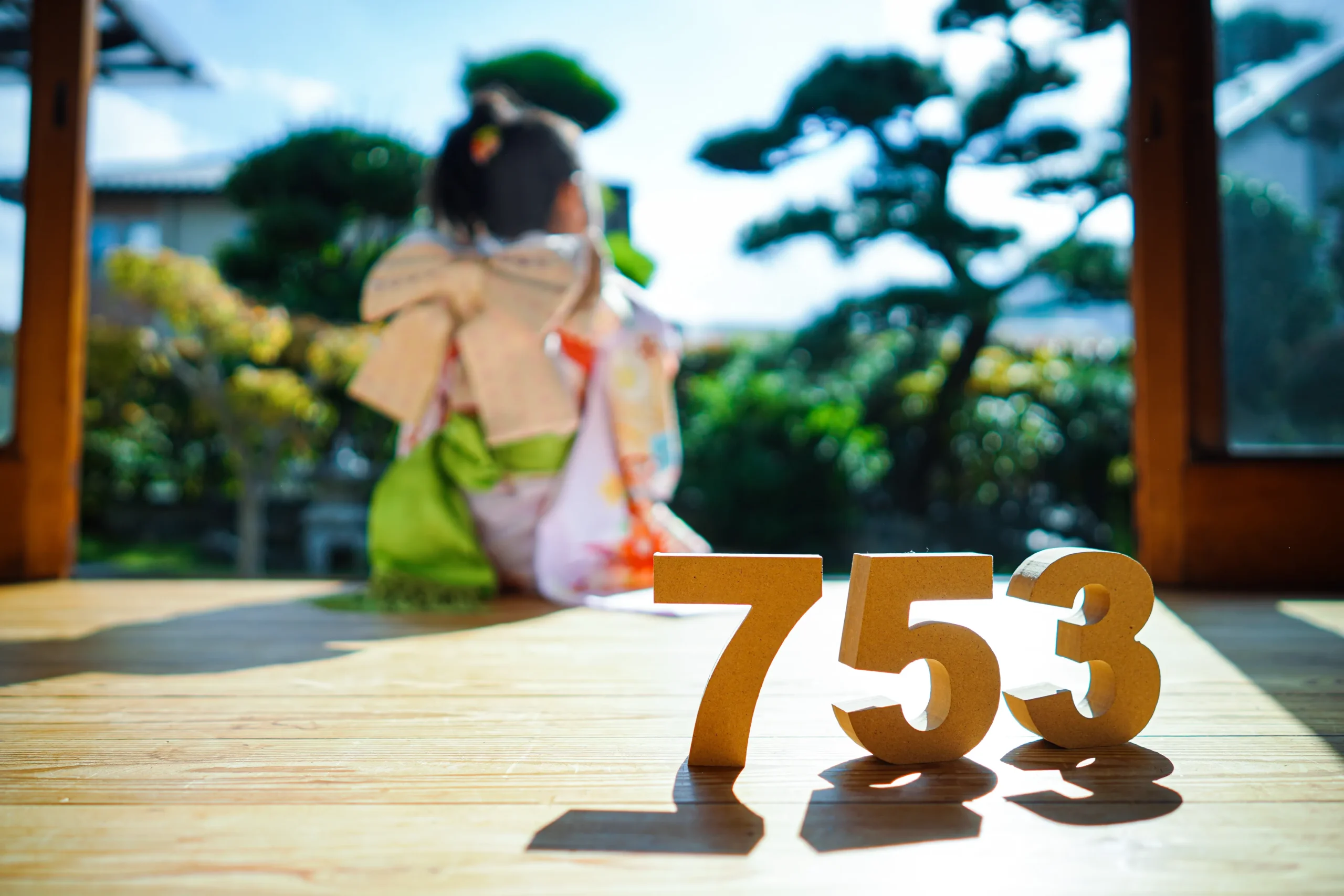 堺市古民家にて七五三前撮り