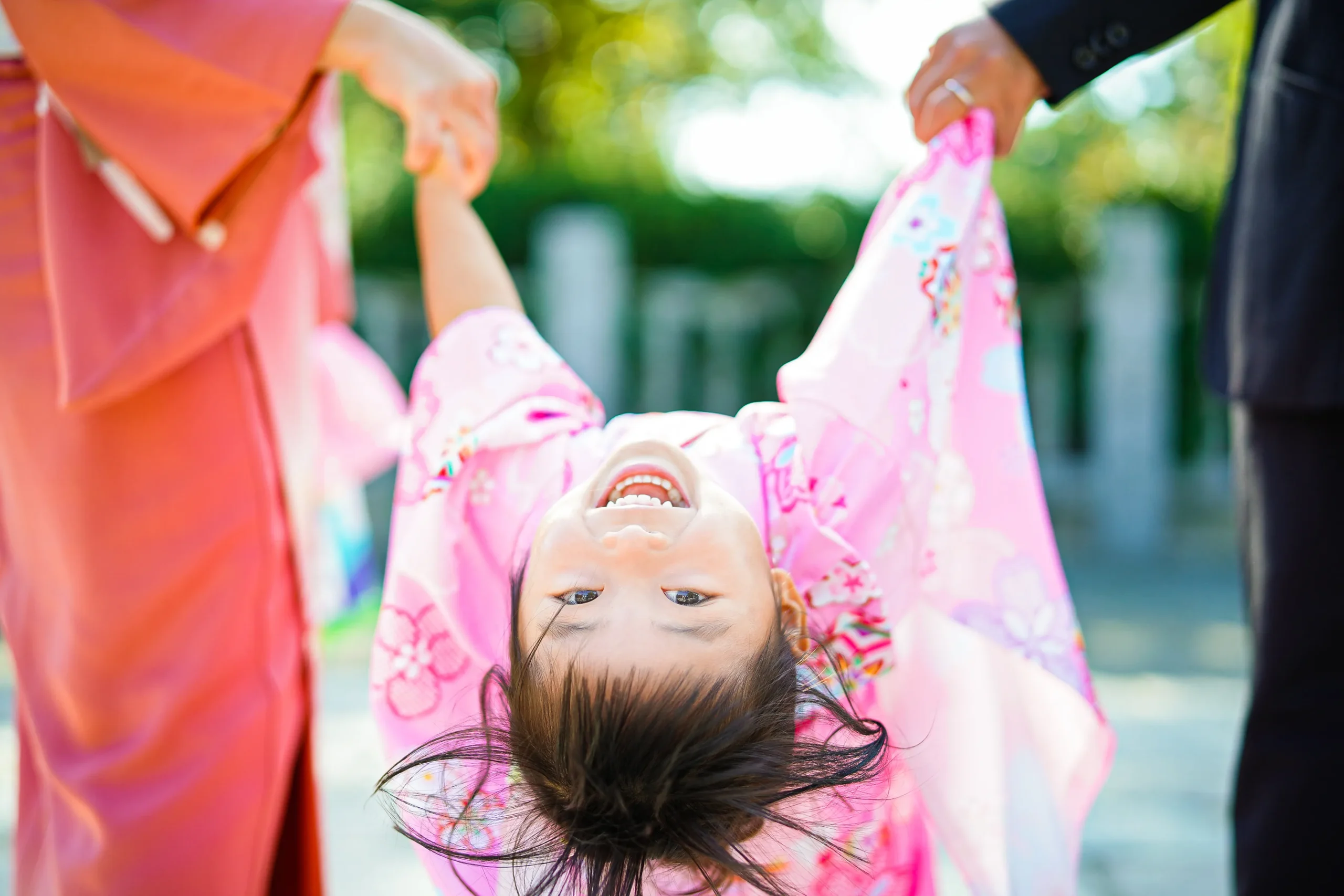 堺市大鳥大社にて七五三出張撮影