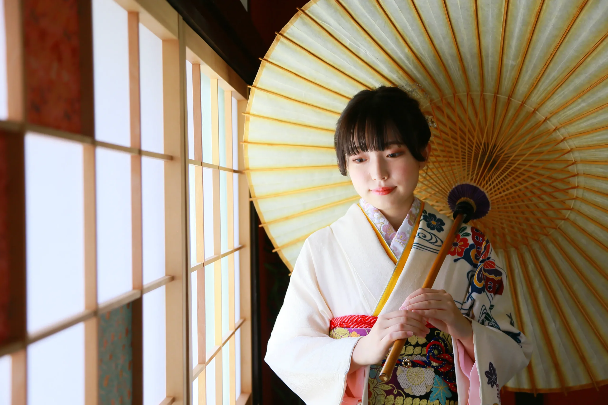 堺市にある写真館FYS Photographyで成人式スタジオ撮影