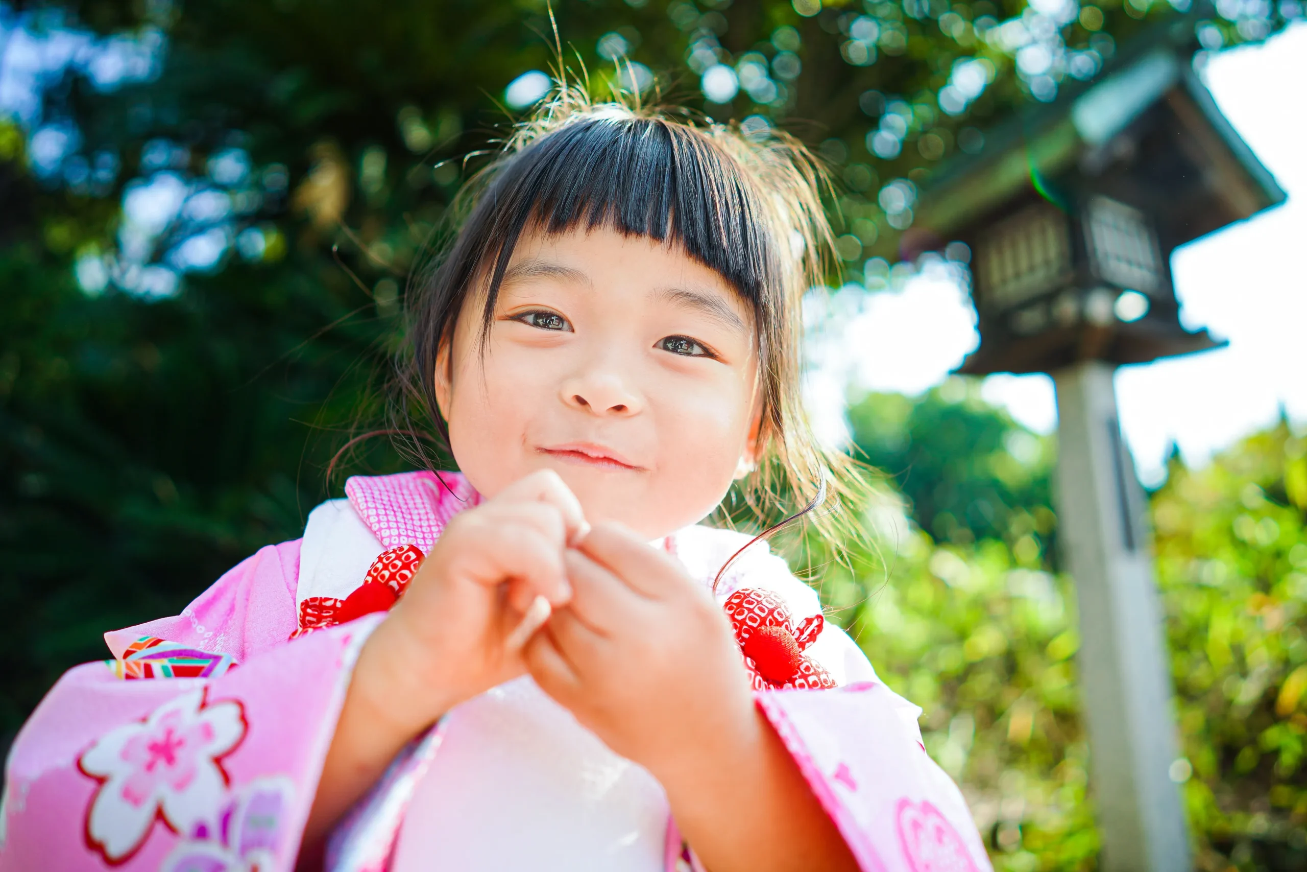 堺市大鳥大社にて七五三出張撮影