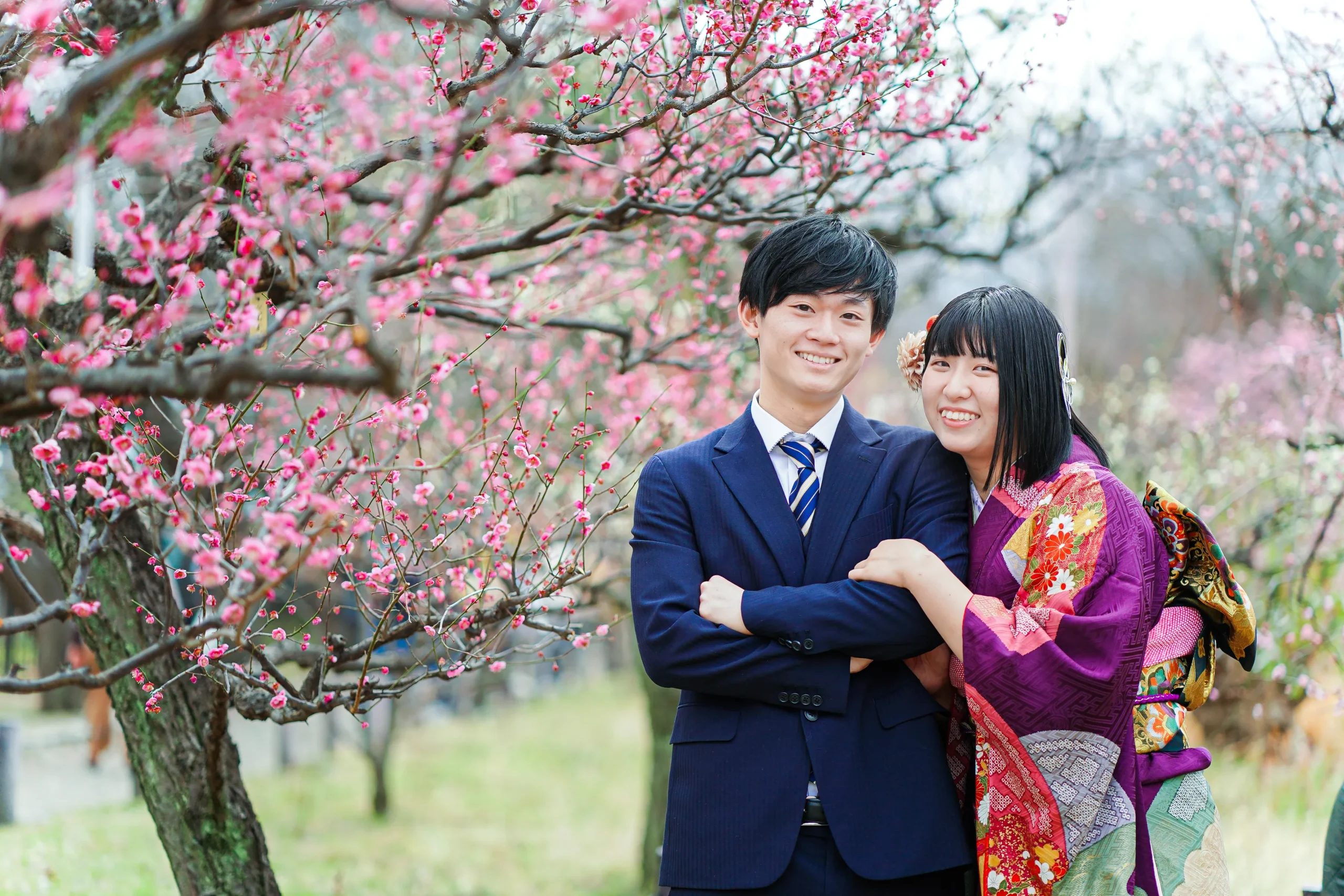 大阪にて成人式前撮りロケーションフォト