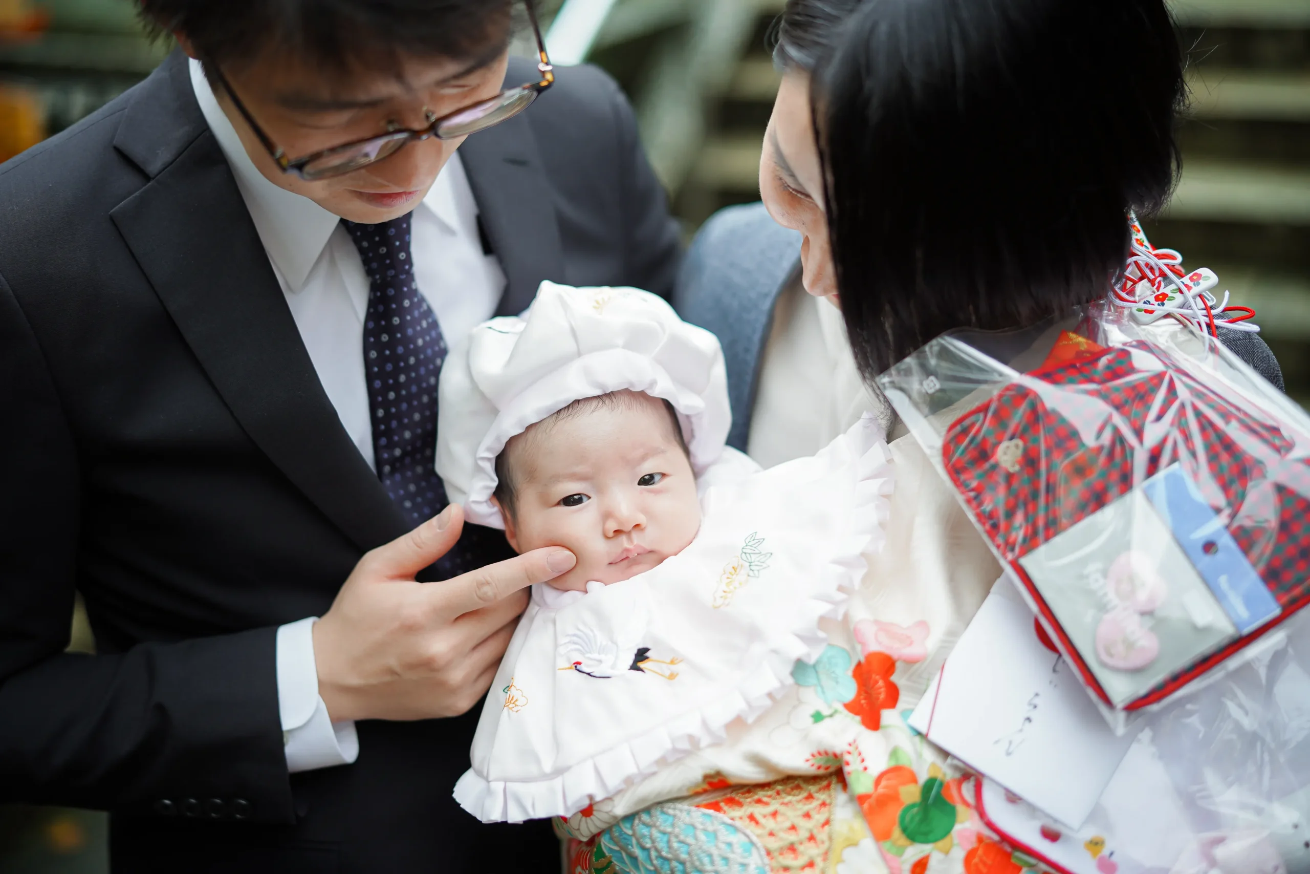 大阪市神社にてお宮参り出張撮影