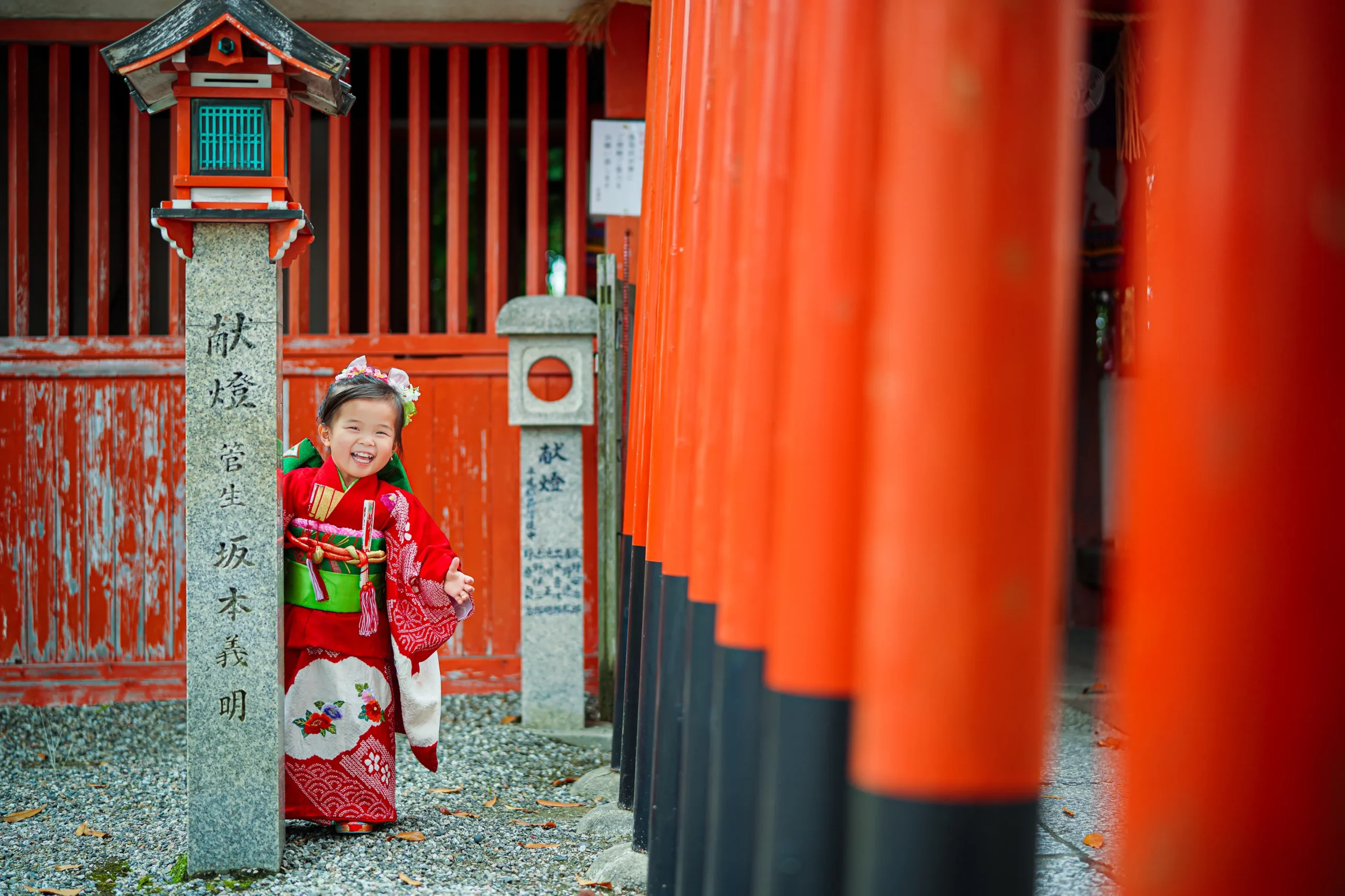 堺市菅生神社にて七五三出張撮影