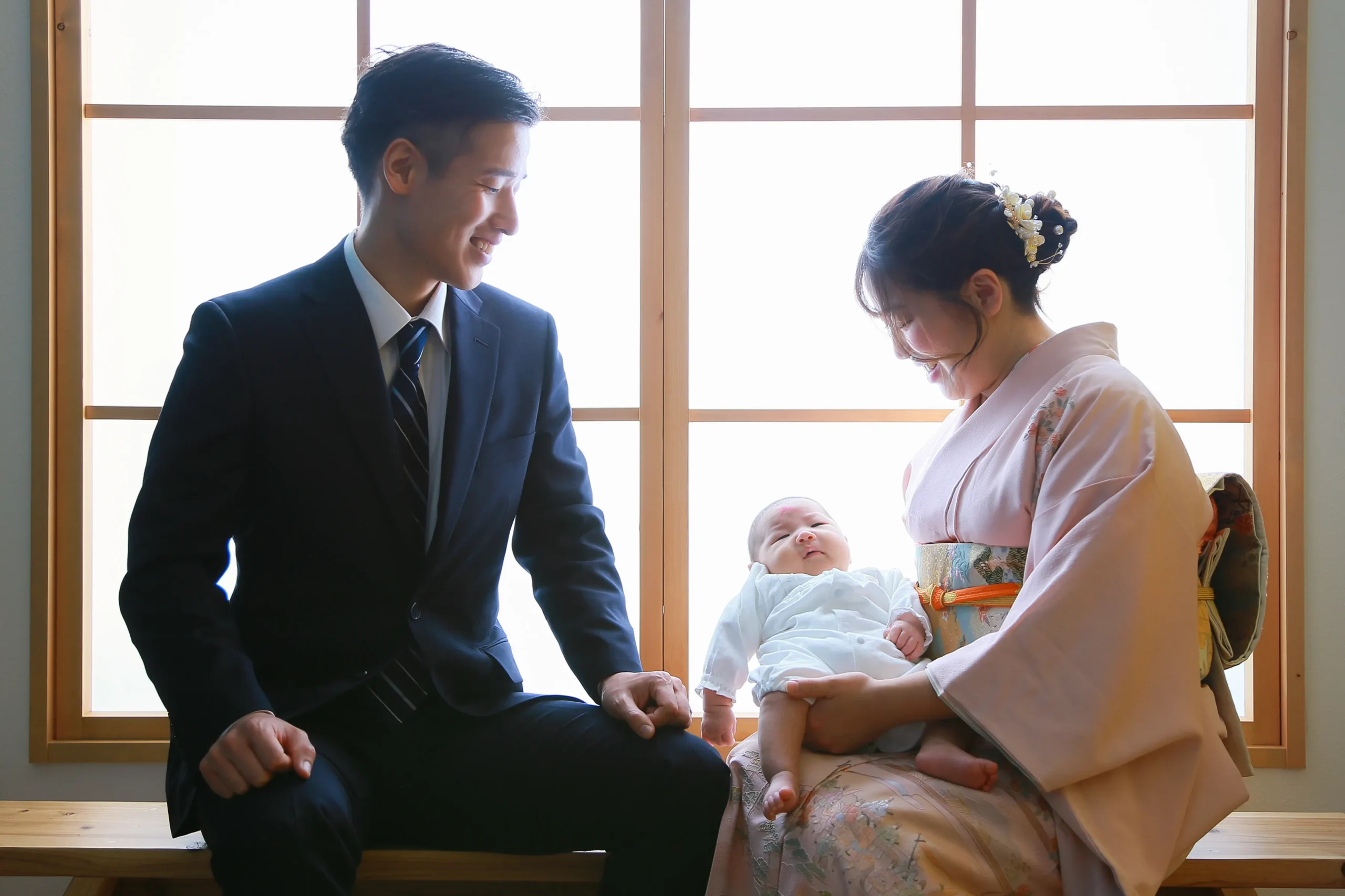 堺市にある写真館FYS Photographyにてお宮参りスタジオ写真撮影