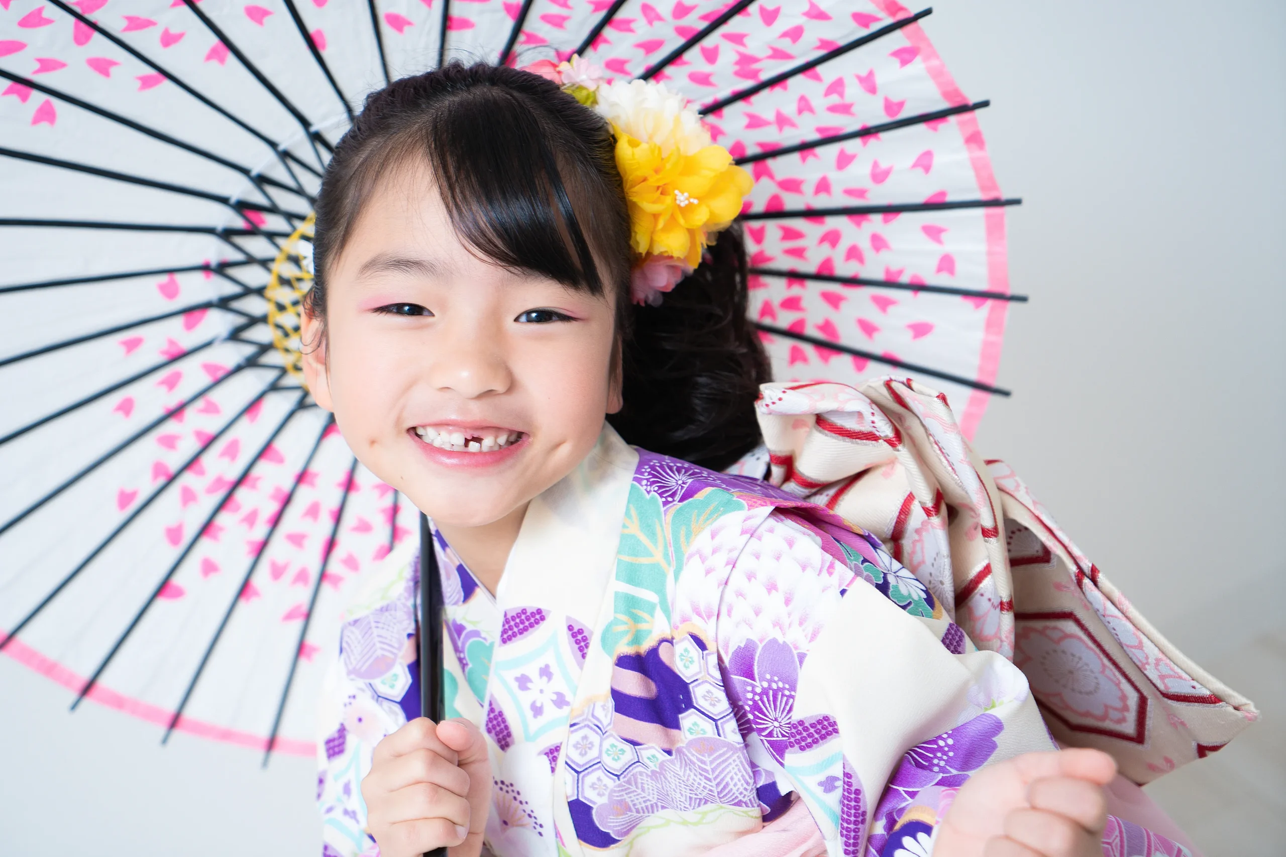 堺市にある写真館FYS Photographyで七五三スタジオ撮影