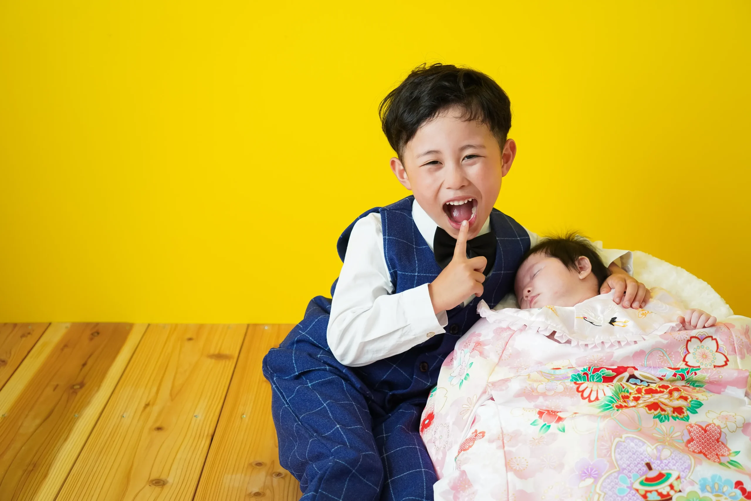 堺市にある写真館FYS Photographyにてお宮参りの写真撮影