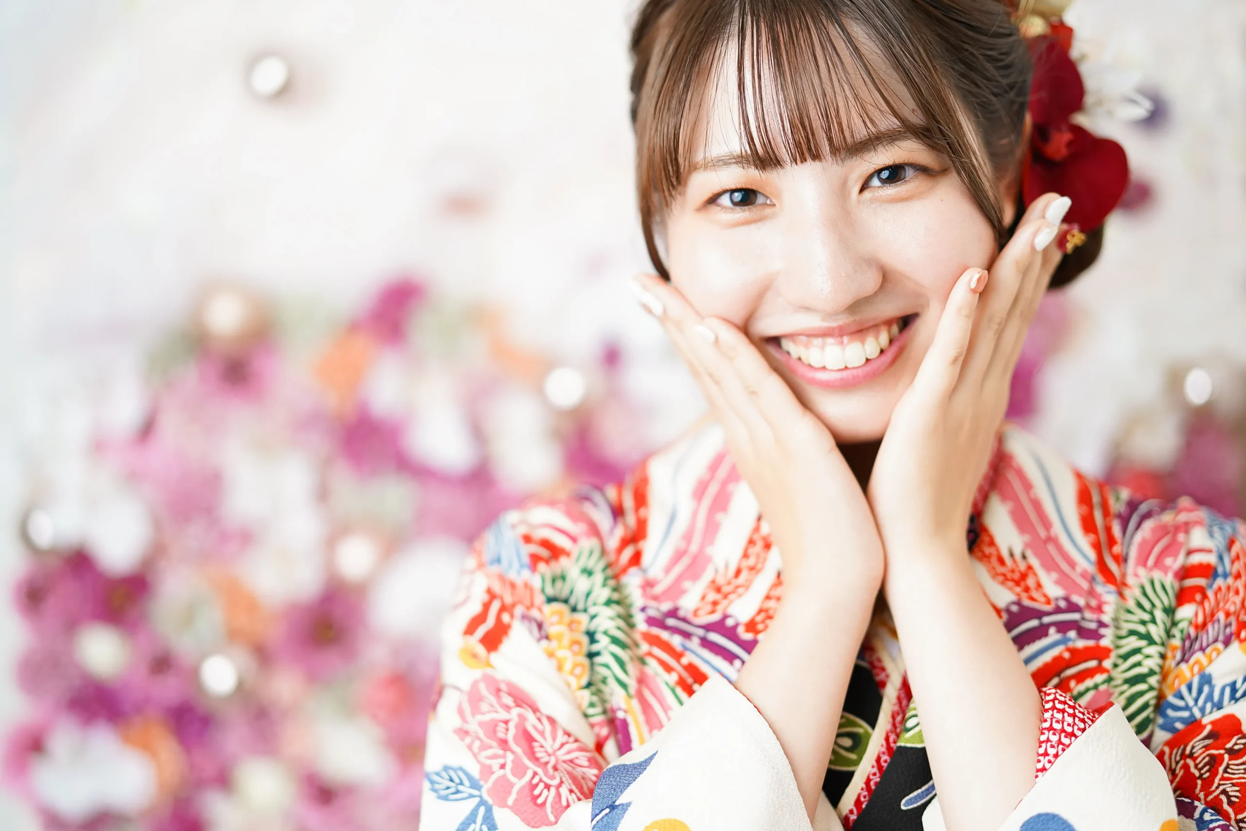 大阪府堺市にある写真館、FYS Photographyにて成人式スタジオ撮影