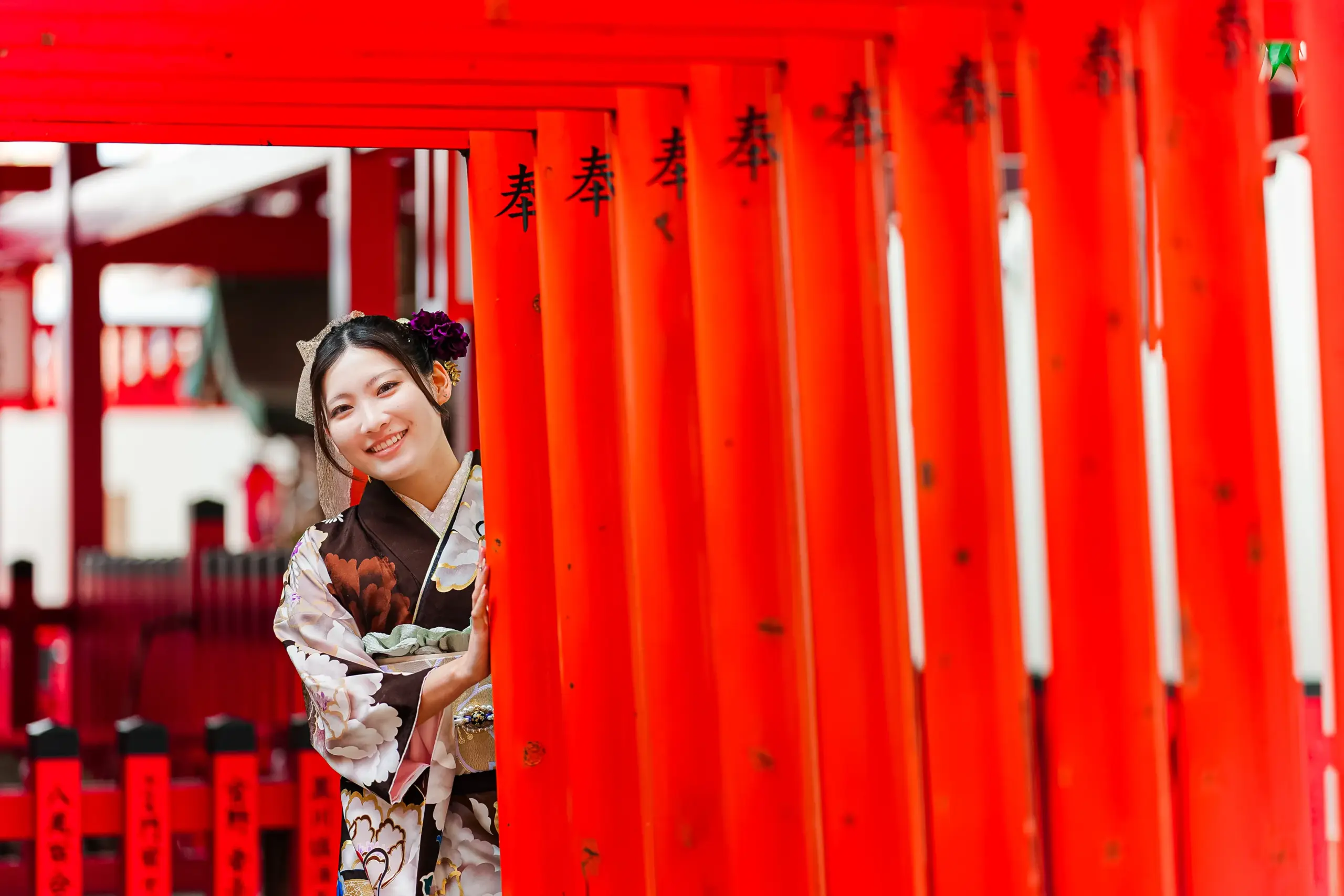 大阪府堺市にある写真館、FYS Photographyにて成人式ロケーション撮影