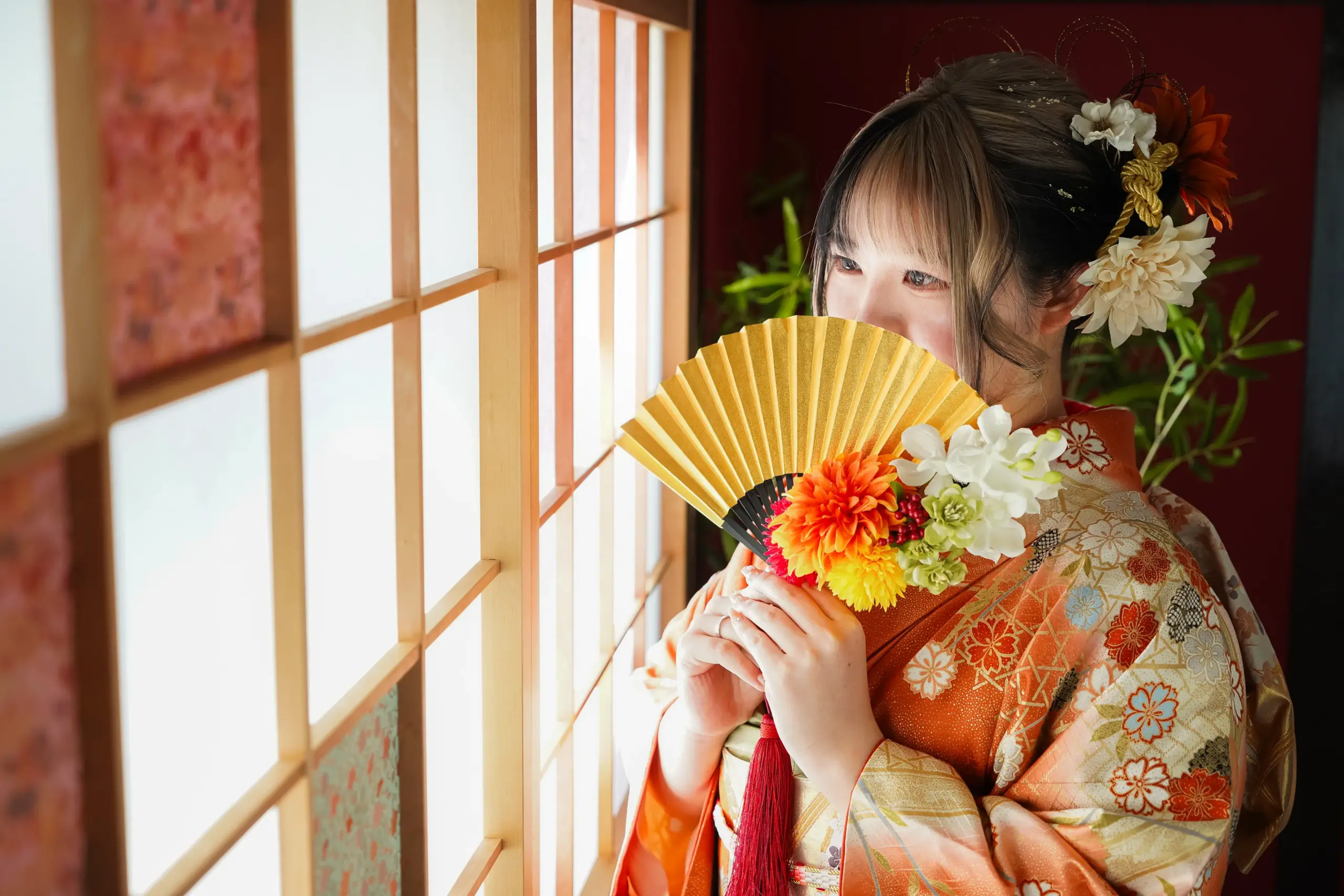 大阪府堺市にある写真館、FYS Photographyにて成人式スタジオ前撮り