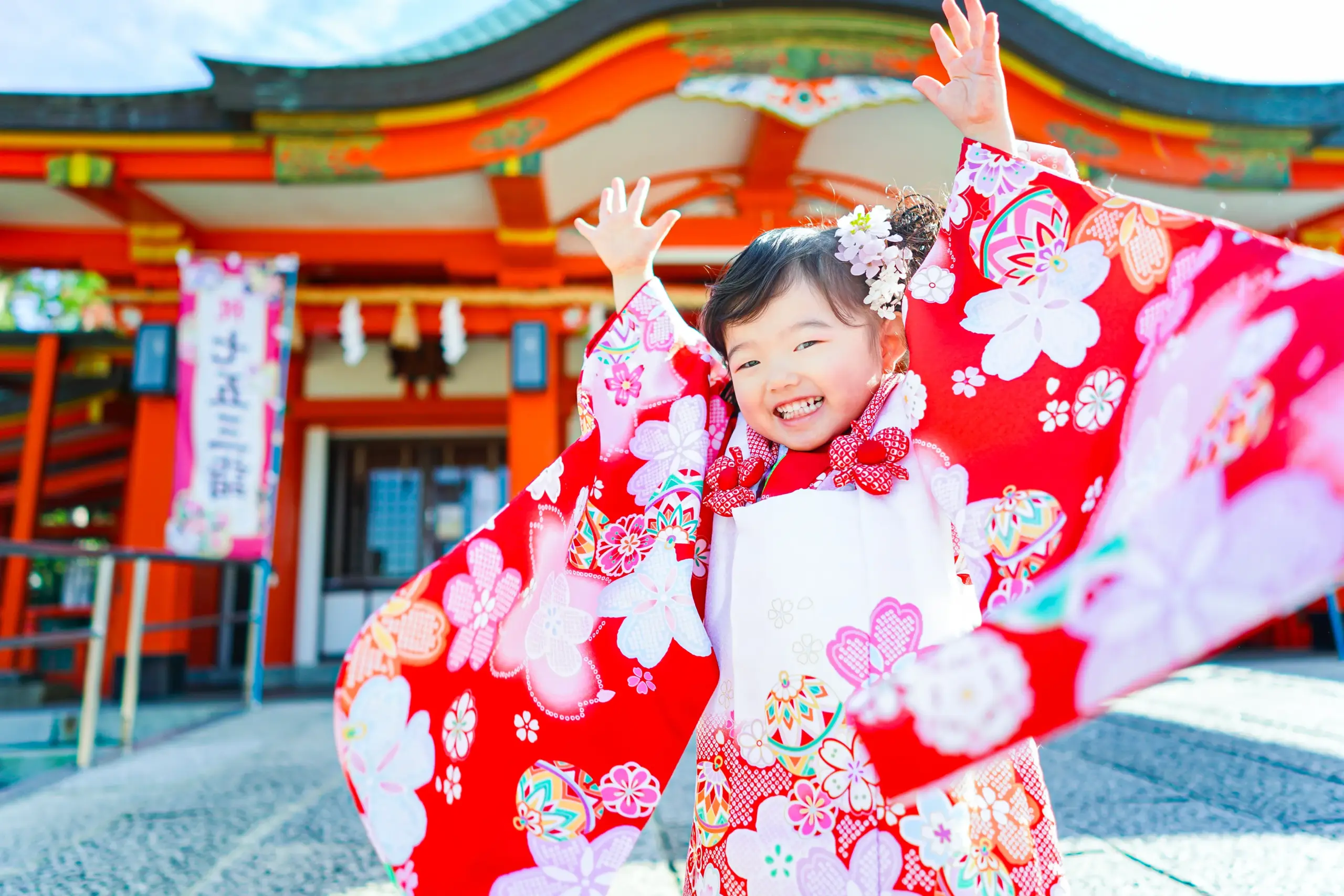 大阪府堺市にある写真館、FYS Photographyの七五三写真撮影