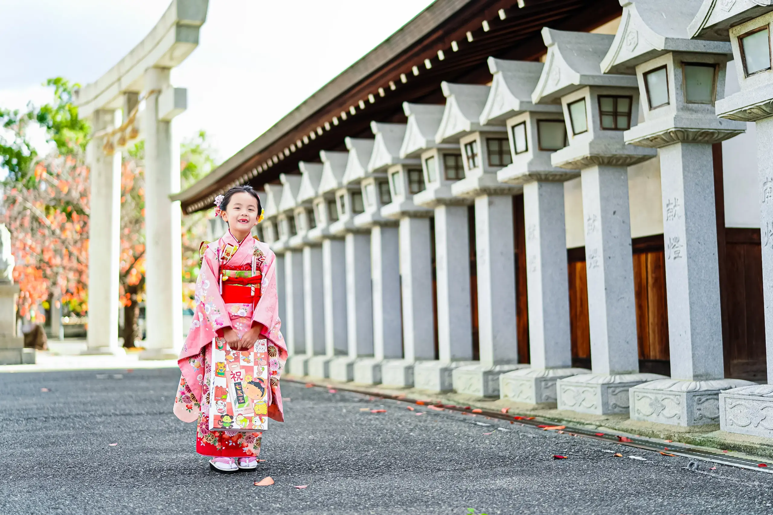 大阪府堺市にある写真館、FYS Photographyの七五三写真撮影