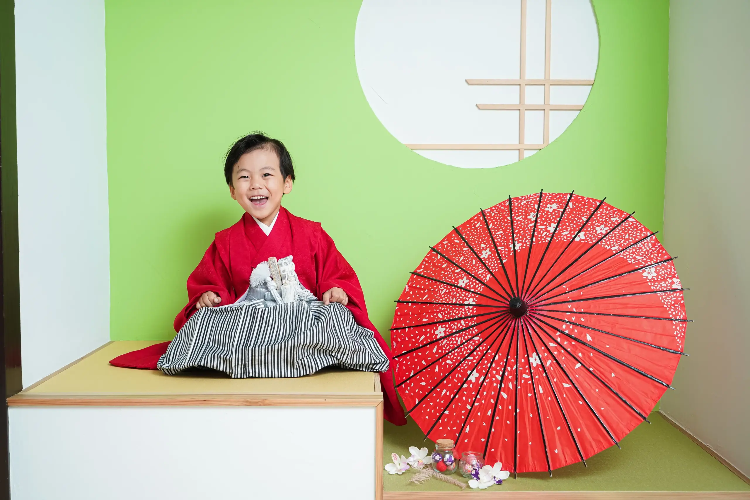 堺市にあるフォトスタジオFYS Photogaphyにて七五三写真撮影