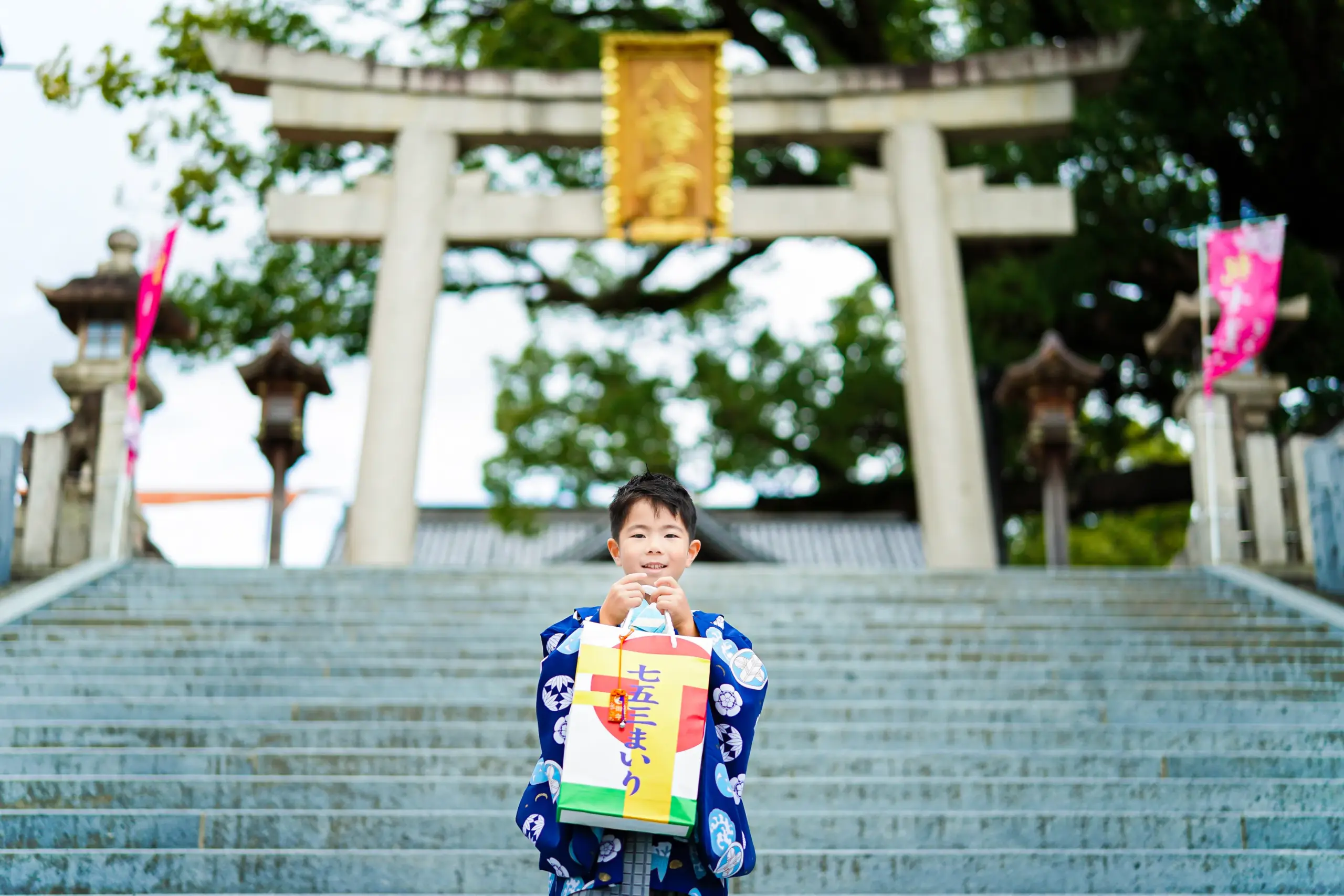 大阪府堺市にある写真館、FYS Photographyの七五三写真撮影