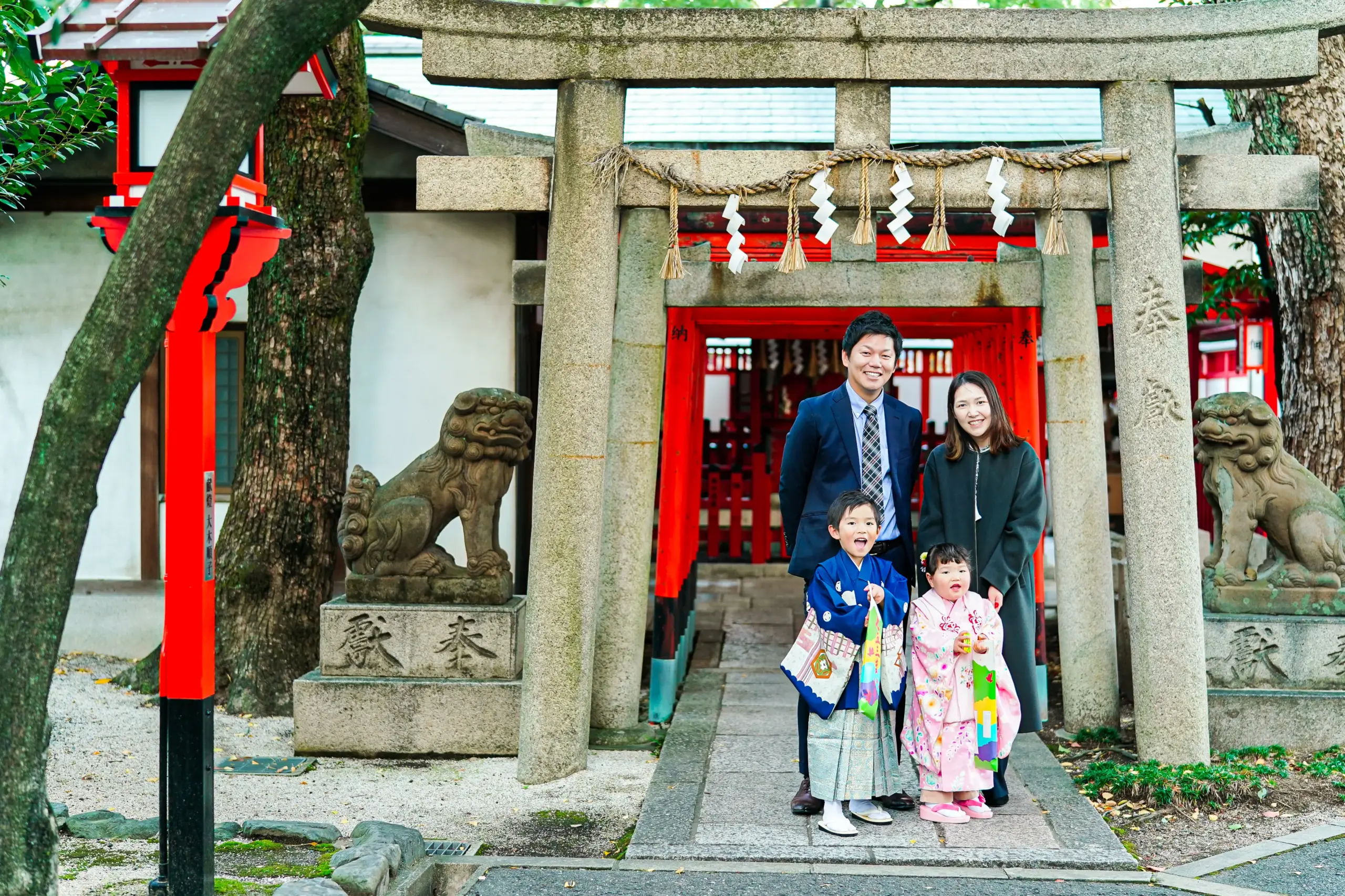 大阪府堺市にある写真館、FYS Photographyの七五三写真撮影