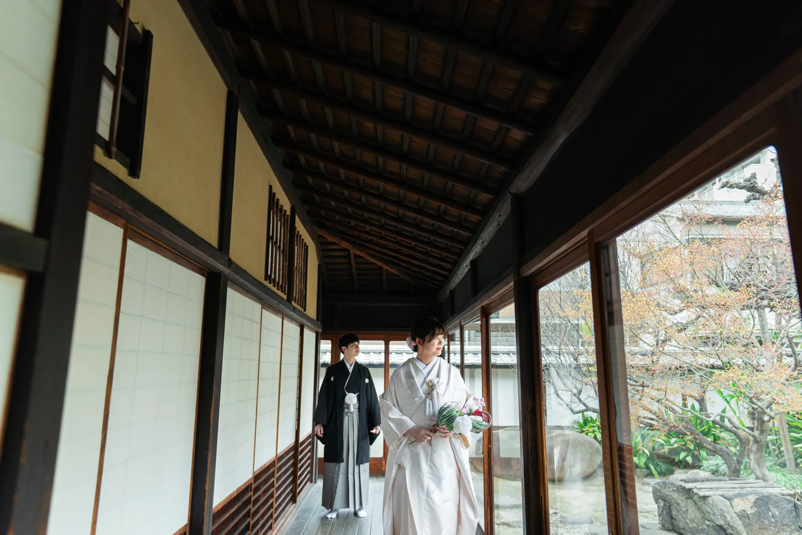 堺市にある写真館FYS Photographyでウェディング和装ロケーションフォト