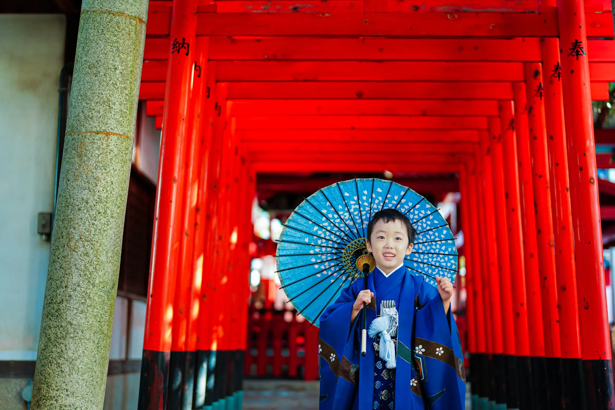 大阪府堺市にある写真館、FYS Photographyの七五三写真撮影