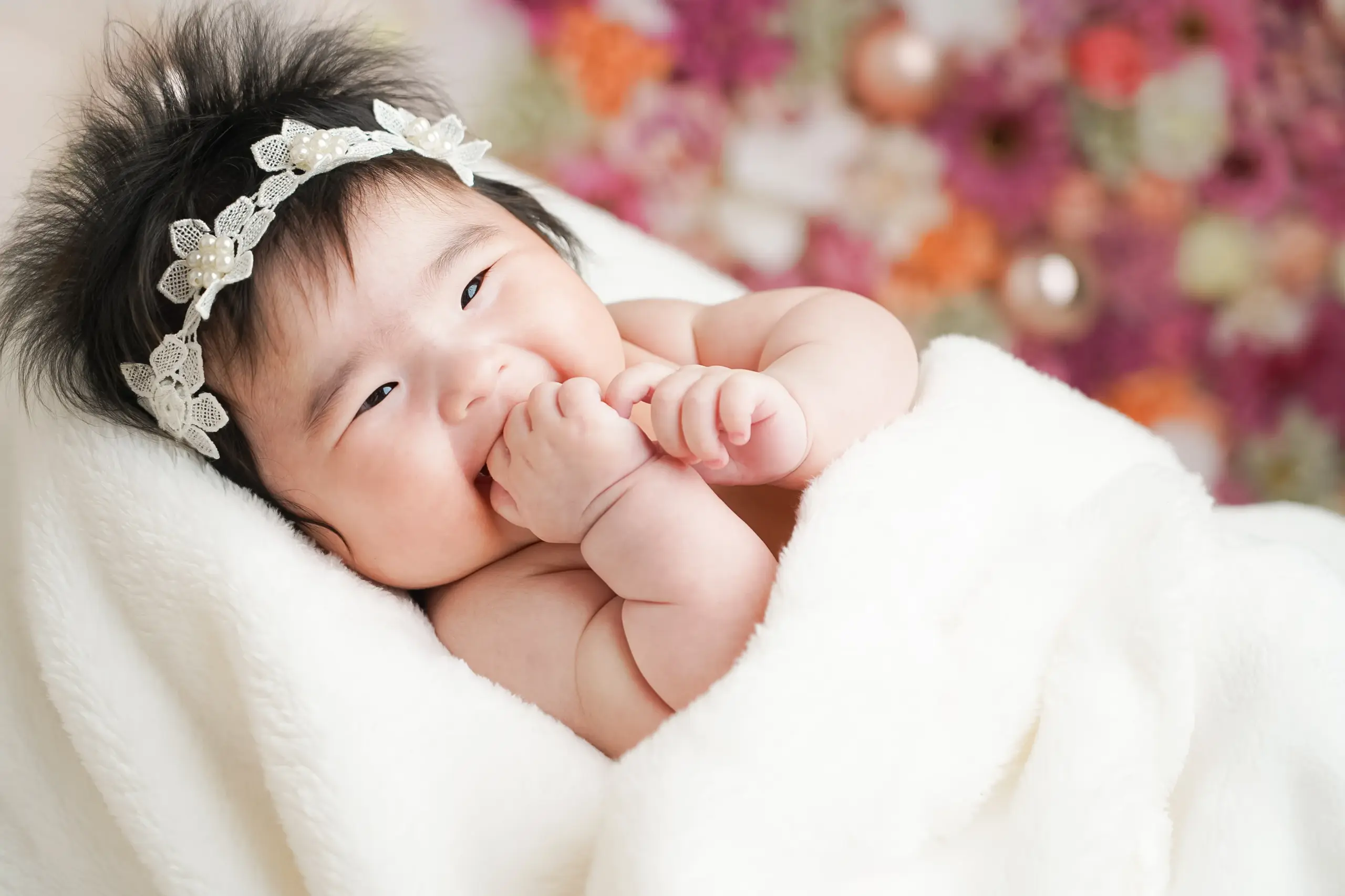 堺市にある写真館、FYS Photographyでお宮参りスタジオ撮影