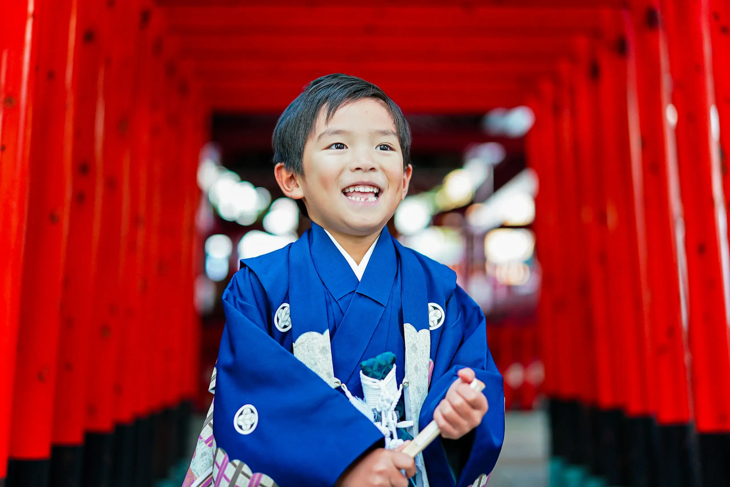 堺市方違神社にて七五三の写真撮影。写真館FYS Photographyの七五三出張撮影。