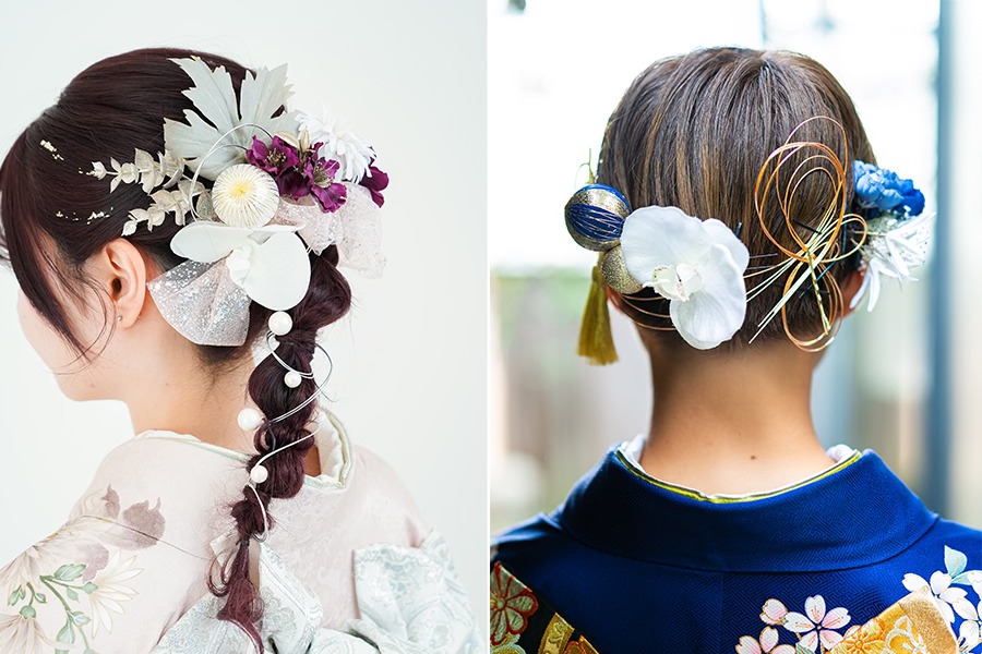 成人式髪飾り