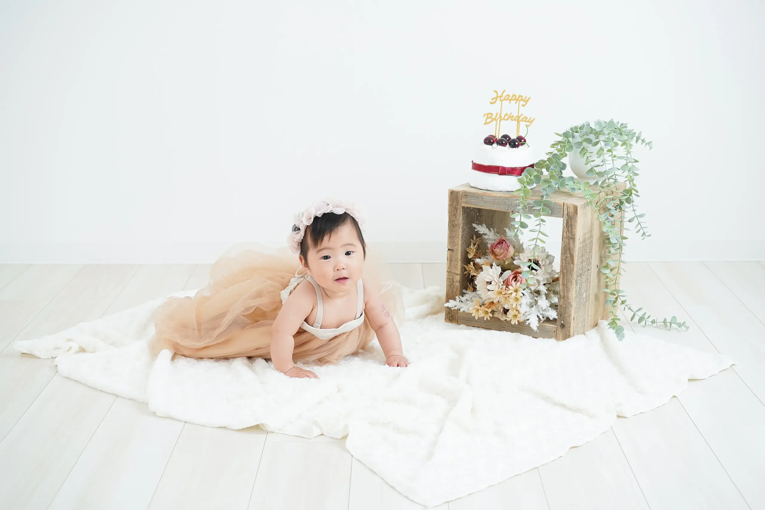 堺市にある写真館、FYS Photographyで1歳のお誕生日撮影