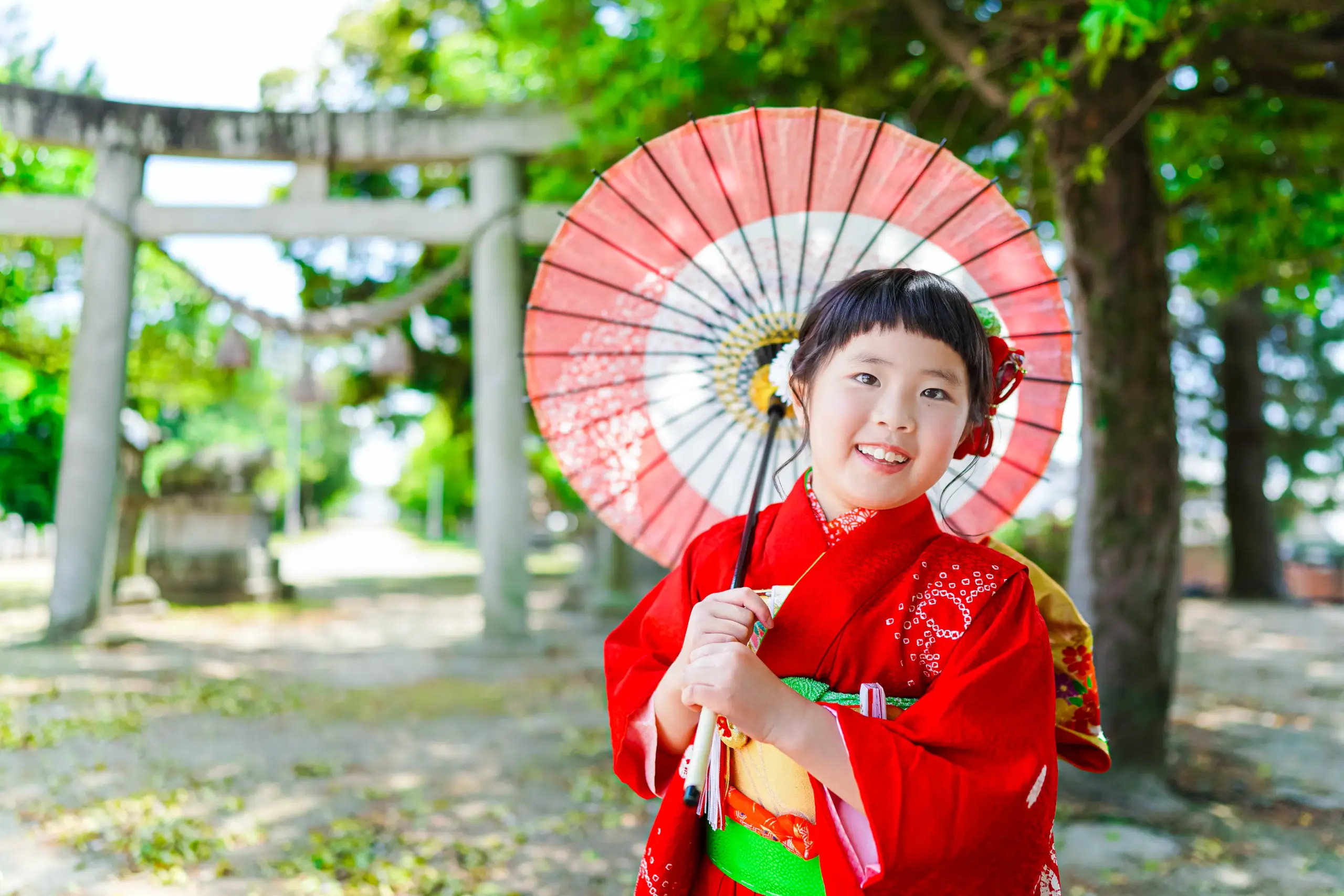 大阪府堺市にある写真館、FYS Photographyの七五三写真撮影