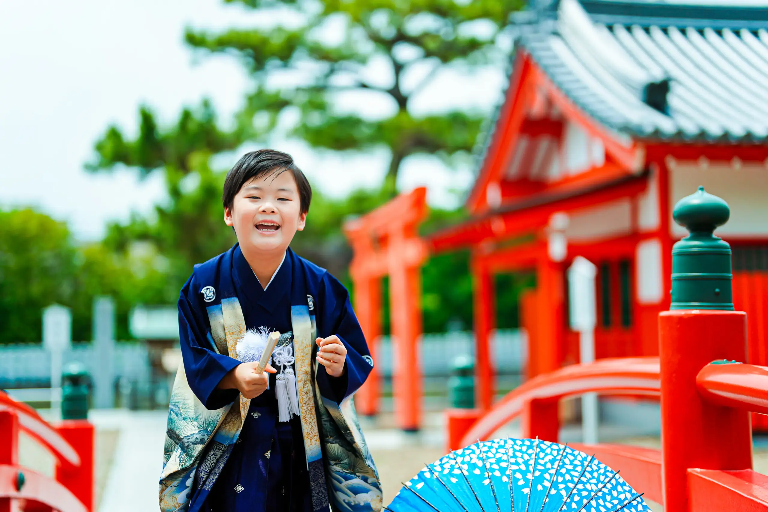 大阪府堺市にある写真館、FYS Photographyの七五三写真撮影