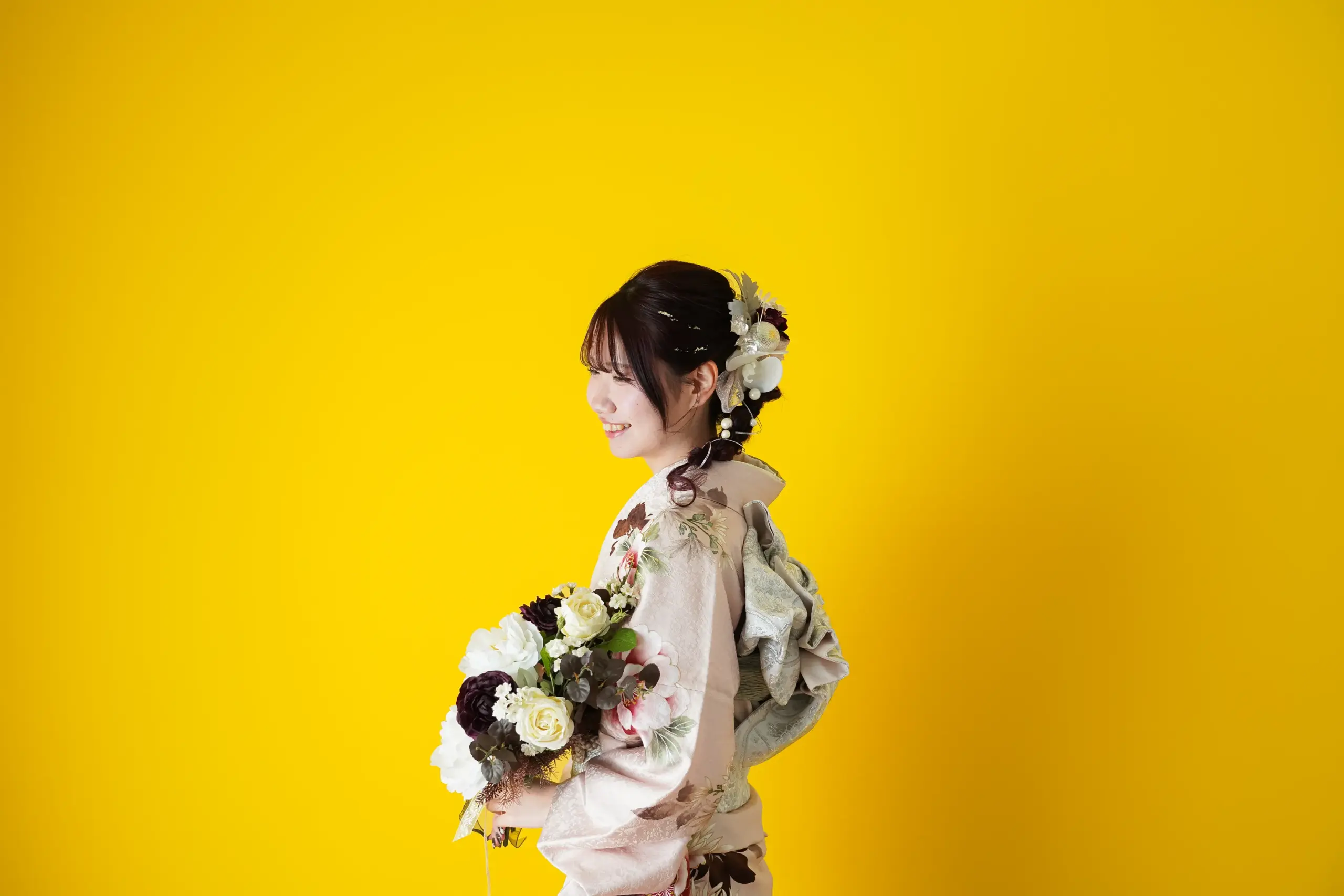 堺市にある写真館FYS Photographyで成人式スタジオ写真撮影